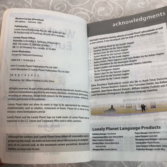 Western Europe by Karina Coates (Paperback) Lonely Planet travel guide 2007 - Picture 5 of 11